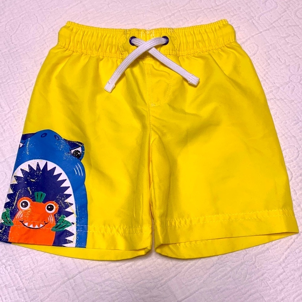 2-3T (4/$20) Bright Yellow Swim Trunks by M&S